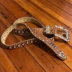 Cowgirl bling belt XL